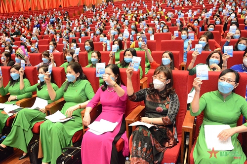 155 đại biểu trúng cử Ban Chấp hành Trung ương Hội Liên hiệp Phụ nữ Việt Nam khóa XIII
